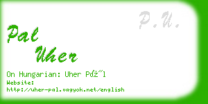 pal uher business card